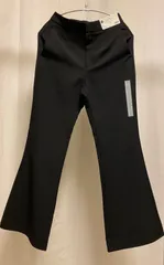 【新品•未使用•タグ付き】GU ジーユー ストレッチフレアパンツ 黒 ブラック S