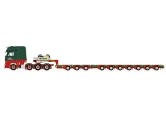 【新品】ミニカー 1/50 Kahl Schwerlast MERCEDES-BENZ ACTROS MP5 SLT GIGA SPACE 8X4 MANOOVR WITH 3 AXLE DOLLY - 7 AXLE [01-4414]のサムネイル