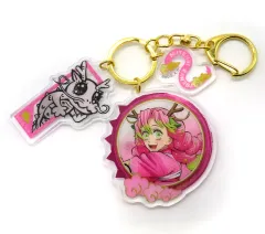 【中古】キーホルダー 甘露寺蜜璃 「鬼滅の刃 鬼滅祭 ～アニメ伍周年記念祭～ 辰年ランダムコンビチャーム」