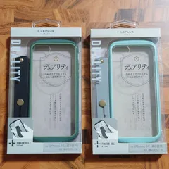 iPhoneSE3 ／ iPhoneSE2 ／ iPhone8 ／ iPhone7  軽量・耐衝撃・薄型・背面クリアケース 「Duality」高透明でカスタム自由  スマホベルト付(スタンドにもなる）ストラップホール付き  カーキ／ライトブルー／ホワイト