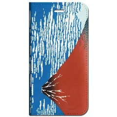 iPhone17 iPhone16  他 手帳型 ケース 三十六景 赤富士 ★ iPhone SE 8 13 12 他 iPhone各機種対応可能 スマホケース ★ 5r