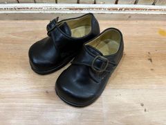☆PETIT Formal Wares/プティフォーマルウェア フォーマルシューズ size13cm キッズ ベビー 男女兼用 ブラック 革靴 古着 used☆