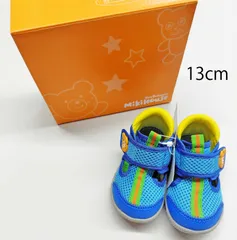 【正規品】ミキハウス ホットビスケッツ ダブルラッセル☆サマーベビーシューズ 72-9302-977　13.0cm　新品(難あり)