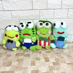 けろけろけろっぴとお友達　1992年製　ぬいぐるみ6体セット　レトロ　当時物 けろけろけろっぴ ぬいぐるみ ヴィンテージレトロ[品番