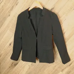 M1-02093【Women】CECIL Mc BEE(セシルマクビー) ジャケット (M) / 黒