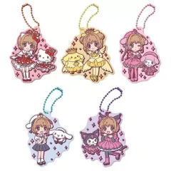 【中古】キーホルダー 全5種セット 「カードキャプターさくら×サンリオキャラクターズ スペシャルラバーマスコット2」