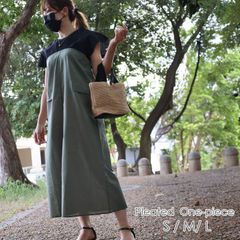 2A47【送料無料】Aラインプリーツバイカラーワンピース レディース 春夏 可愛い きれいめ ナチュラル カジュアル 春 夏 秋レディース マキシ丈 ロング マタニティ 体型カバー