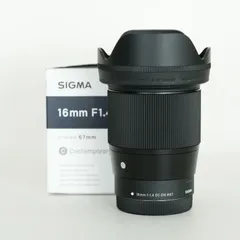 2025年最新】sigma 16mm f1.4 dc dn ef-mの人気アイテム - メルカリ 
