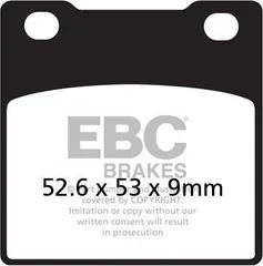 EBCブレーキ USA製 ダブルHシリーズ シンタリング ブレーキパッド リア右側用 | FA063HH