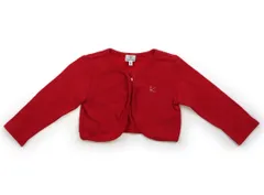  組曲 Kumikyoku カーディガン 80 女の子 赤 子供服 ベビー服 キッズ（1340589）