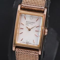 MARGARET HOWELL idea メッシュベルト 腕時計 ゴールド 稼動 - メルカリ