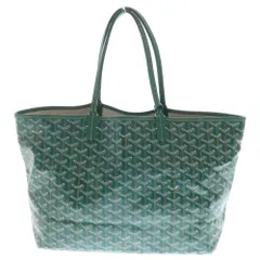 GOYARD (ゴヤール) サンルイ PM AMA LOUIS PM ポーチ付 ヘリンボーン PVCトートバッグ グリーンのサムネイル