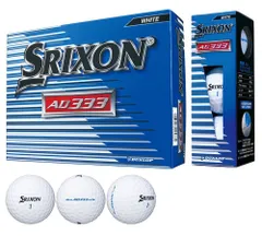 2024年最新】スリクソン SRIXON ゴルフボール AD333 1ダース 12個入り