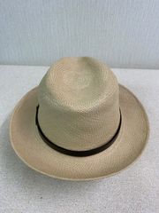 【フォロー割対象商品】イタリア帽子ブランド　SORBATTI   ソルバッティ　パナマハット　ビンテージ　レトロ