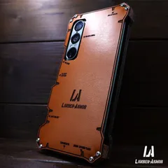 Xperia 1 VII ケース 革 栃木レザー 本革 レザーケース 耐衝撃 ミリタリー風 天然素材 自然素材 オリジナルデザイン ハンドメイド 国産素材と国内製造こだわりの逸品 -LBAM