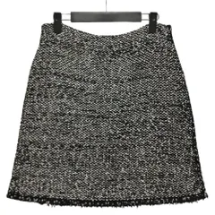 BALENCIAGAバレンシアガ アシンメトリー フリル千鳥格子スカート 34 BALENCIAGAバレンシアガ アシンメトリー フリル千鳥格子スカート