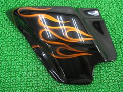 XJ400 テールカウル2ナナメ 黒オレンジ/ペイント済み ハネ