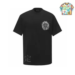 【今日特価】CH 25ss 前後ロゴプリント ラウンドネック T シャツ