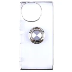 AQUOS R10 / R9 ケース SH-51F SH-51E スマホリング 付き 耐衝撃 薄型 ソフト ケース 【Color】シルバーのサムネイル