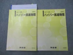 VV10-267 河合塾 ハイパー医進物理/自習用テキスト 通年セット 2018 計4冊 苑田尚之 64R0D