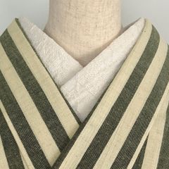 半衿 アラベスク刺繍 コットンレース オフ白 半襟 洗える エンブロイダリー