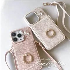 iPhone17 iPhone16pro 16e iPhone15pro iPhone14 13 レザー スマホショルダー スマホケース ストラップ スマホリング付き お届けまで14日から20日