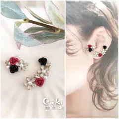 イヤリング用 不思議の国のアリス♪プチイヤーカフセット♪ハンドメイド