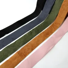 スエード調リボン【25㎜】ハンドメイド　資材　秋冬　リボン