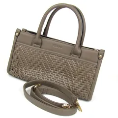 フィラノ ショルダーバッグ ハンドバッグ 2way 鞄 カバン ブランド レディース グレー FIRANO 【中古】