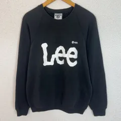 90s Lee リー スウェット デカロゴ MADE IN USA ブラック Mサイズ メンズ 古着 アメカジ　シンプル