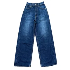 AZUL BY MOUSSY HIGH WAIST DENIM WIDE レディースS ハイウエストデニムワイド