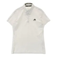 サイズ：L ADIDAS GOLF アディダスゴルフ 2024年モデル 半袖ポロシャツ ボタンダウン 総柄 ホワイト系 [240101440318] ゴルフウェア レディース ストスト