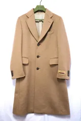 GUCCI グッチ キャメルヘアー チェスター コート 袖ロゴタグ付き キャメル 44サイズ（170/84A）663482 ZAHGSのサムネイル