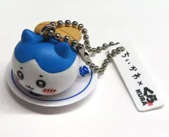 【中古】キーホルダー ハチワレ 「ちいかわ なんか小さくてかわいいやつ×くら寿司(2024年) ビッくらポン オリジナルフィギュア」