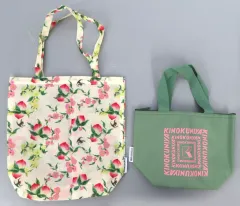 【中古】バッグ 紀ノ国屋×ケイタマルヤマ 桃柄トートバッグ＆保冷・保温機能付きランチバッグ otona MUSE(オトナミューズ) 2025年2月号付録