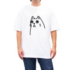 RIPNDIP リップンディップ 猫ポケットTシャツ L ホワイト - メルカリ