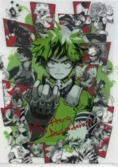 【中古】クリアファイル 集合B 3ポケットA4クリアファイル 「僕のヒーローアカデミア」 ジャンプキャラクターズストア限定