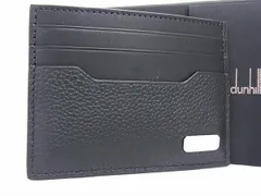 ■新品■未使用■ dunhill ダンヒル レザー カードケース カード入れ パスケース 定期入れ 名刺入れ メンズ ブラック系 AS7491