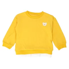 ☆ イエロー ☆ 90cm ☆ ベビー トップス トレーナー くま 上下セット ysbaby5508 ベビー服 かわいい スウェット上下 スウェットセット トレーナー パンツ ズボン 長袖 トップス 男女兼用 パジャマ ルームウェア 男の子 女の子
