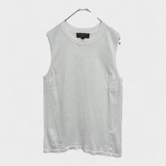 【美品】【バナナリパブリック】『BANANA REPUBLIC』[ニットベスト] ノースリーブニットトップス 薄手 ホワイト系 白系 小さいサイズ(S) 商品A2348 管理D