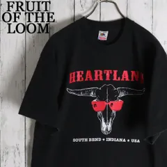 90s USA製 アニマルキャラクター センターロゴ プリントTシャツ