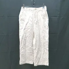 ◇ URBAN RESEARCH DOORS コーデュロイ　ストレッチ　シンプル パンツ サイズ36 クリーム系 レディース E  【1303090005573】