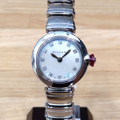 ブルガリ ルチェア クォーツ時計 LUP28GS シェルダイヤセルペンティ 