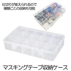 マスキングテープ 収納ケース 透明 クリアケース マステ 収納 ケース ボックス ET-P-MASYCASE