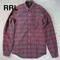 RRL ラルフローレン バッファローチェック シャツ 赤黒 ダブルアール