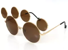 【中古】アクセサリー(非金属) ミッキーシェイプ(ゴールド/先セルミッキー) ファッション用サングラス 「ディズニー」 東京ディズニーリゾート限定