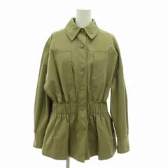 ステラマッカートニー STELLA McCARTNEY ジャケット ブルゾン ステンカラー ウエスト シャーリング 36 S ベージュ /VUのサムネイル