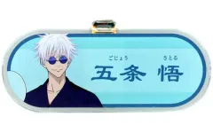 【中古】バッジ・ピンズ 五条悟(丸枠) 「呪術廻戦×浅草花やしき 描き下ろしイラスト 懐玉・玉折 浴衣ver. トレーディングアクリルネームプレート」