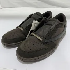 【中古】Travis Scott×NIKE AIR JORDAN 1 LOW OG SP Velvet Brown and Dark Mocha サイズ28cm DM7866-202[19]