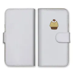 Galaxy A55 5G SC-53E ケース 手帳型 ギャラクシー A55 スマホケース 携帯ケース モンブラン 栗 ケーキ スイーツ デザート 可愛い シュール 面白い シンプル イラスト カラー04